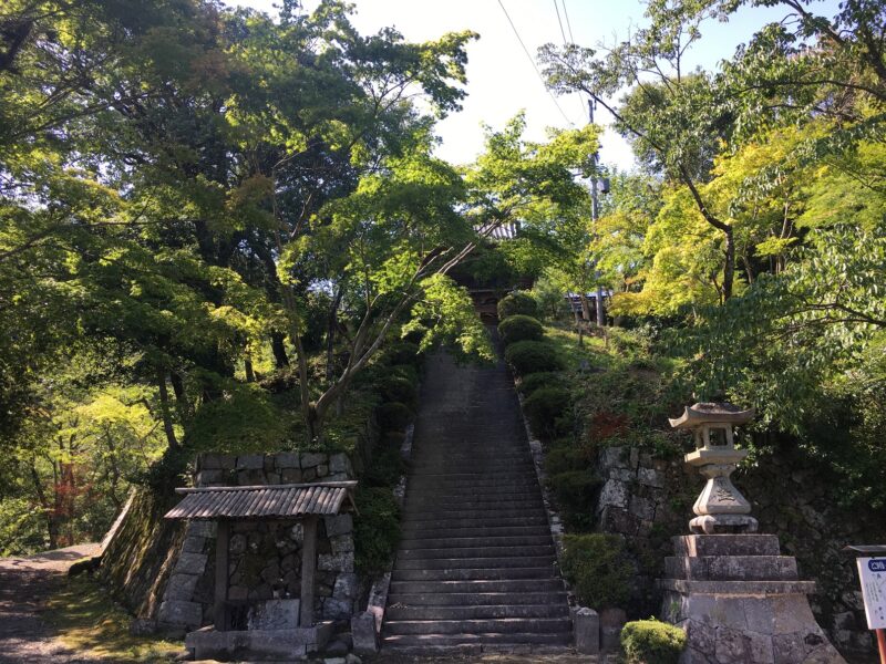 千手寺の参道の階段