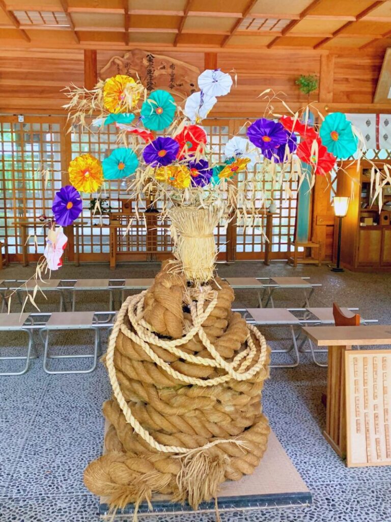 出雲の長浜神社の綱