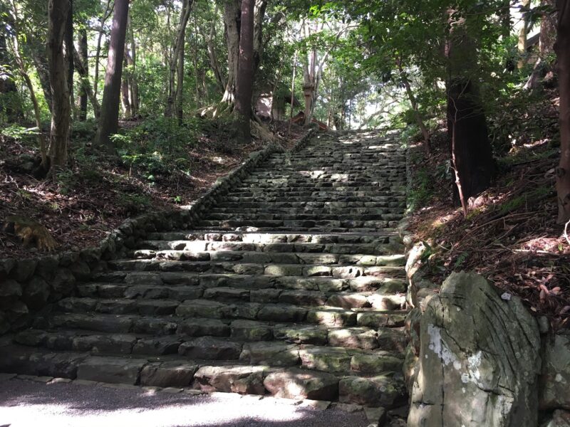 倭姫宮の参道の階段