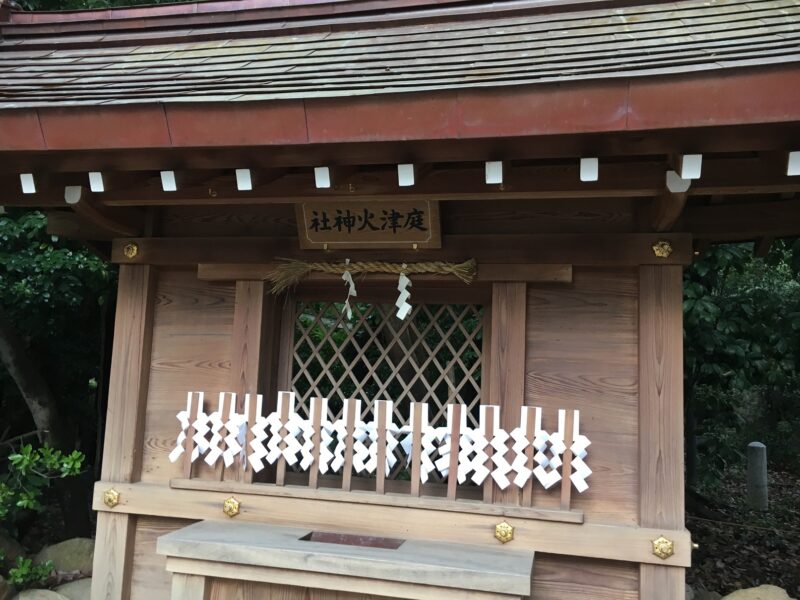 庭津火神社の拝殿