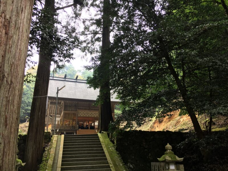比沼麻奈為神社の社殿