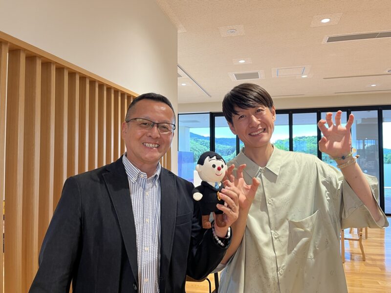 あーく煌々ヲシテ講座にてYouTuberのたっしーさんと記念撮影