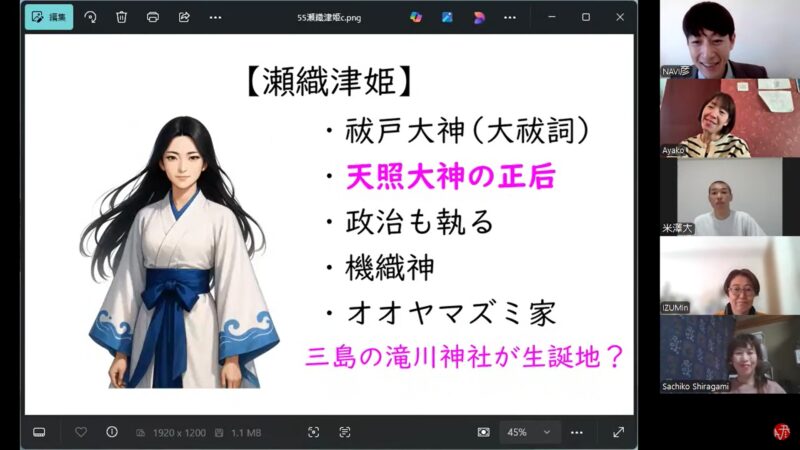 第４回オンライン講座の様子