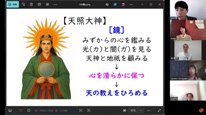 第４回オンライン講座の様子