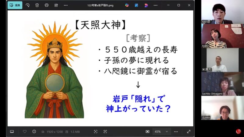 第４回オンライン講座の様子