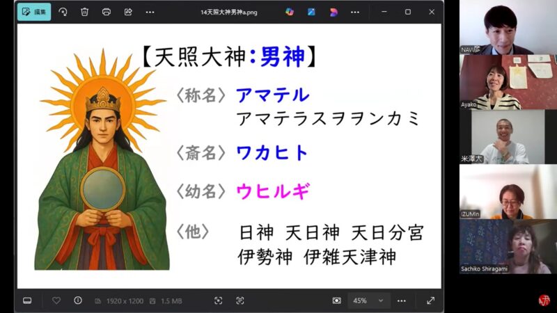第４回オンライン講座の様子