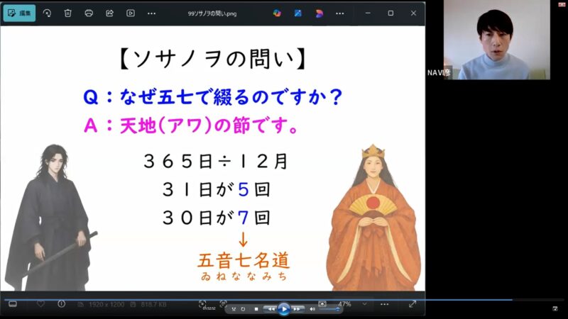 第五回オンライン講座の様子